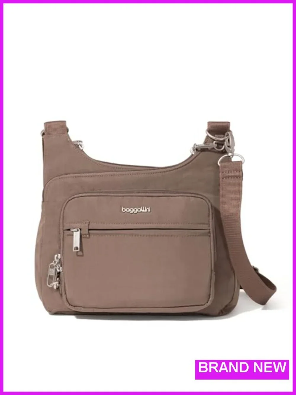 Anti-Theft Crossbody Bag RFID Blocking Nylon Travel Purse